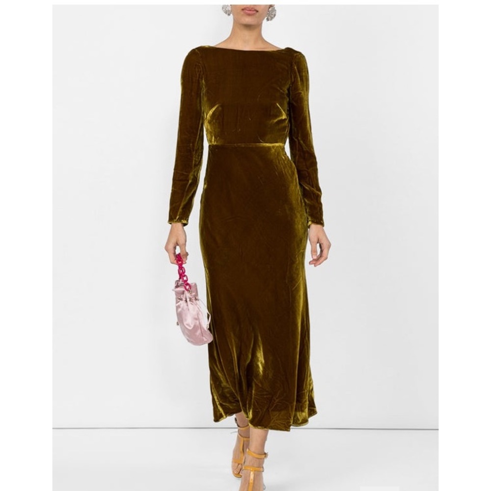 NWT SALONI TINA OPEN BACK DRESS